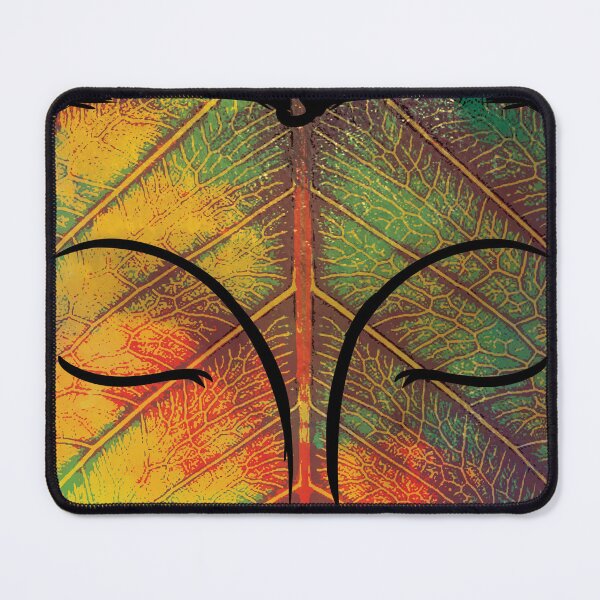 Item preview, Buddha on pipal leaf designed and sold by ramanandr.