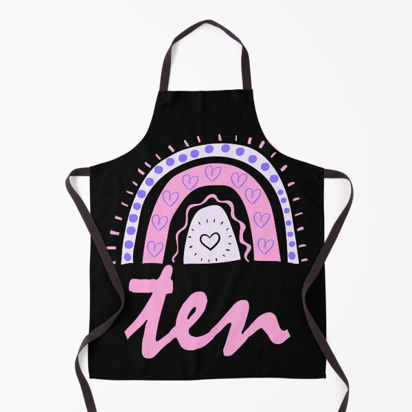 Item preview, Ten Year Old Tenth Birthday Cute Fun Doodle Boho Rainbow designed and sold by LadySaltwater.