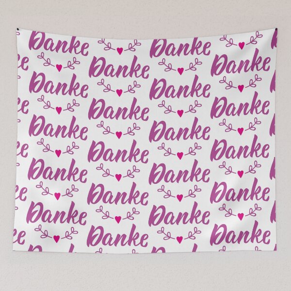 Item preview, Danke. German text: Thank you.  designed and sold by pidzam4e.