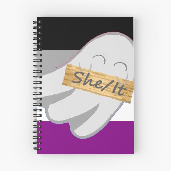 Item preview, She/It Ace Pronoun Ghost designed and sold by Forest-Bird.