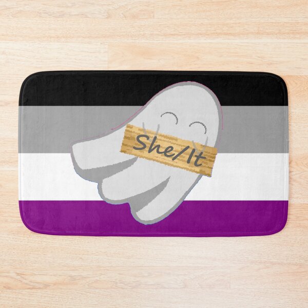 Item preview, She/It Ace Pronoun Ghost designed and sold by Forest-Bird.