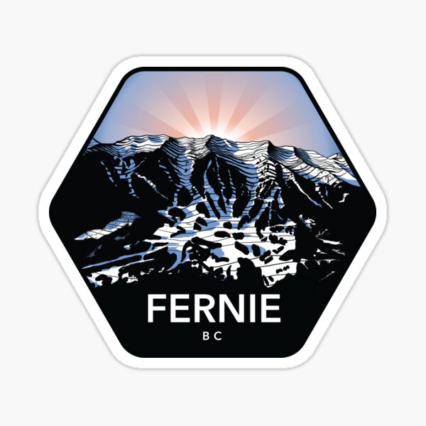 Artikel-Vorschau von Fernie Ski Mountain - BC, Kanada, designt und verkauft von csadventureart.