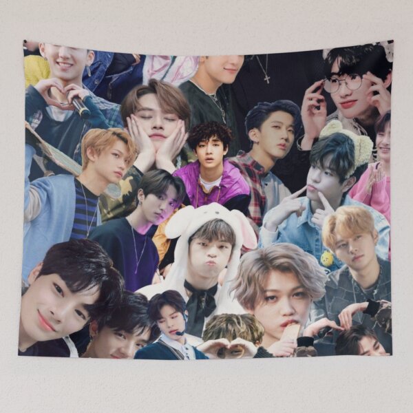 Item preview, Stray Kids collage designed and sold by Rs-arts.