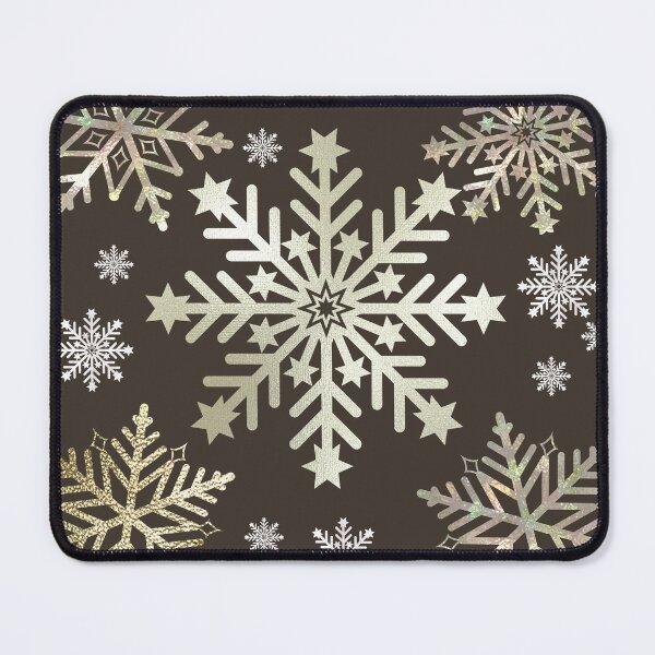 Item preview, Beige Snowflakes Christmas Pattern designed and sold by Yourfavshop600.