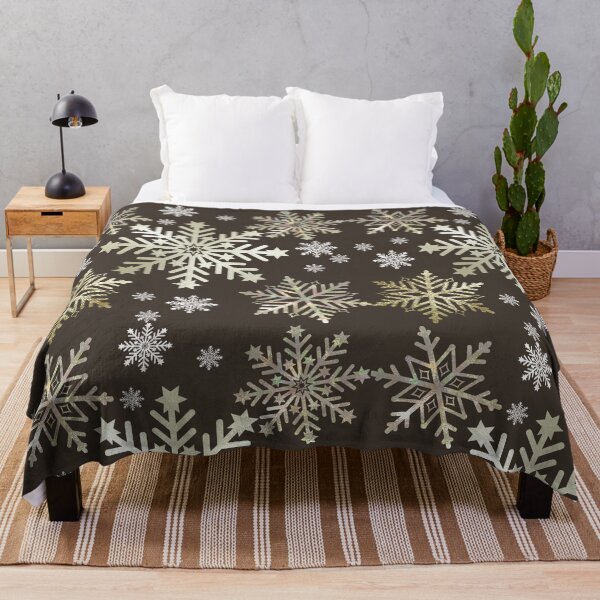Item preview, Beige Snowflakes Christmas Pattern designed and sold by Yourfavshop600.