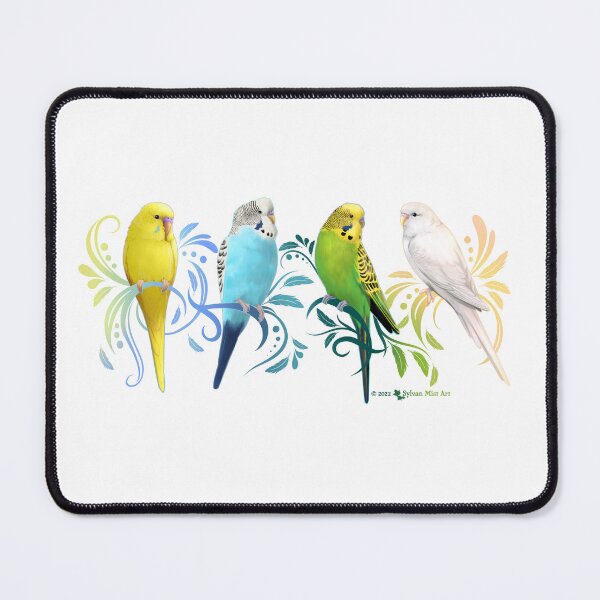 Item preview, Colorful Parakeets designed and sold by sylvanmist.