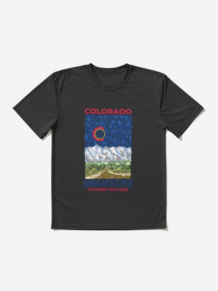 Thumbnail 2 of 7, Active T-Shirt, Colorado Annular Eclipse 2023 designed and sold by Eclipse2024.