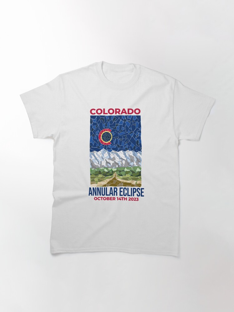 Thumbnail 3 of 7, Classic T-Shirt, Colorado Annular Eclipse 2023 designed and sold by Eclipse2024.