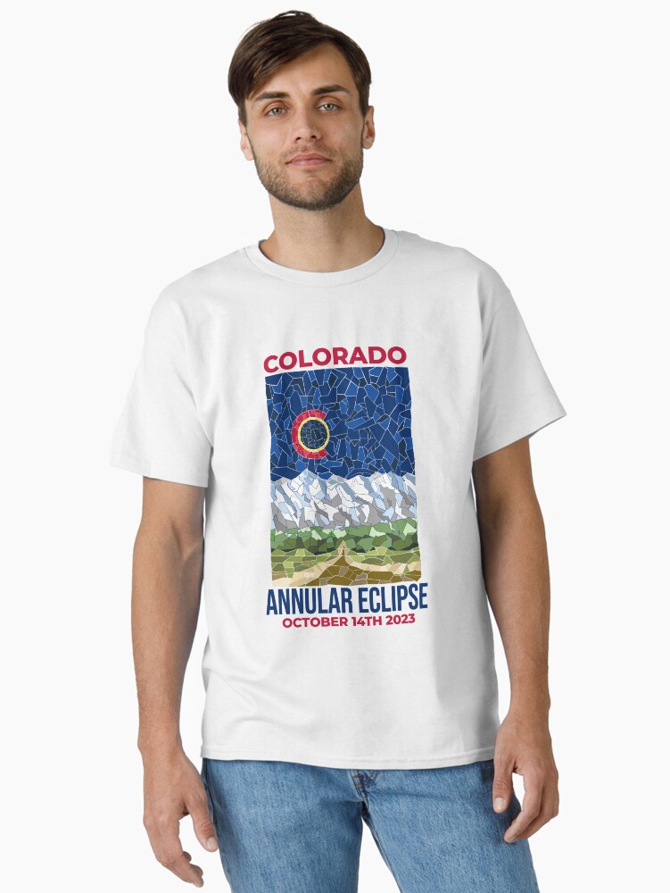 Thumbnail 1 of 7, Classic T-Shirt, Colorado Annular Eclipse 2023 designed and sold by Eclipse2024.