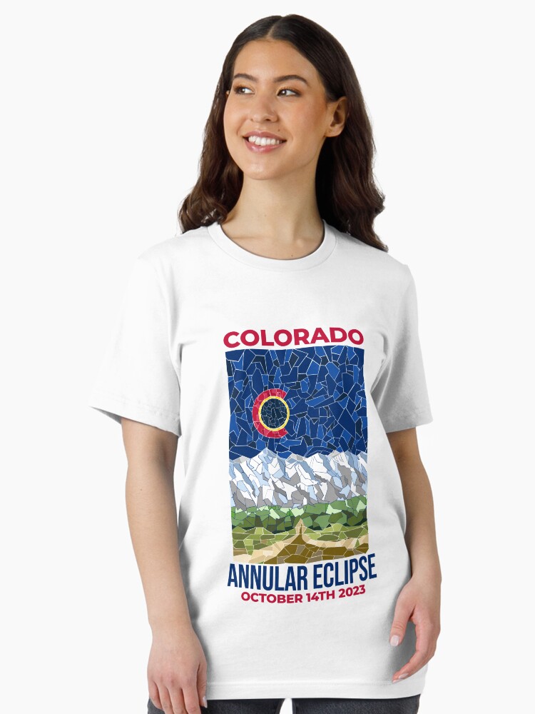 Thumbnail 2 of 7, Essential T-Shirt, Colorado Annular Eclipse 2023 designed and sold by Eclipse2024.