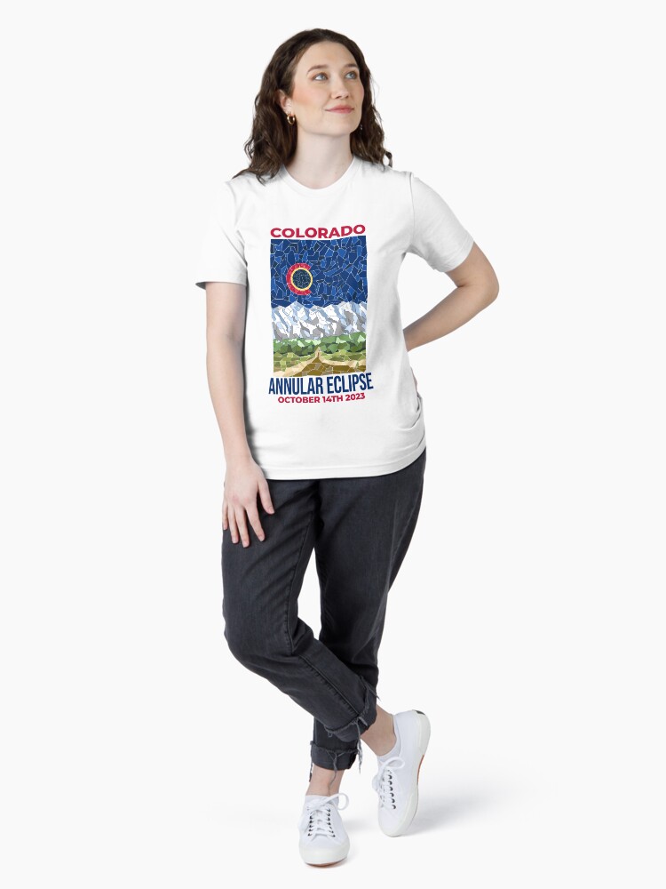 Thumbnail 4 of 7, Essential T-Shirt, Colorado Annular Eclipse 2023 designed and sold by Eclipse2024.