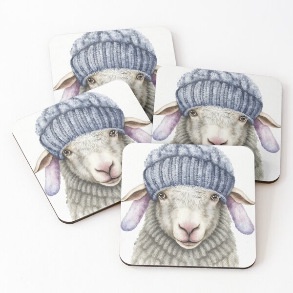 Item preview, Sheep in winter hat designed and sold by BexStix.
