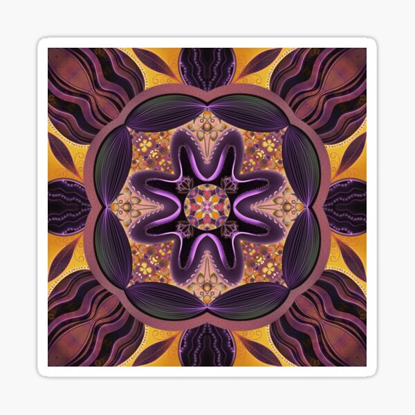 Minted Beginnings Mándala Sticker