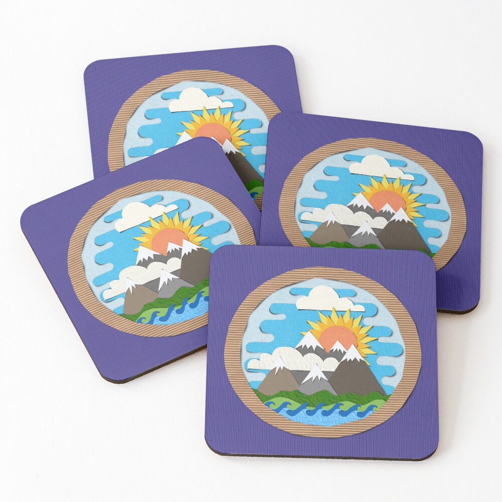 Item preview, Coasters (Set of 4) designed and sold by RathiDesigns.