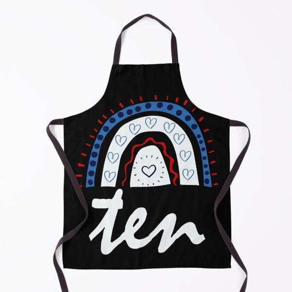 Item preview, Ten Year Old Tenth Birthday Cute Fun Doodle Boho Rainbow designed and sold by LadySaltwater.