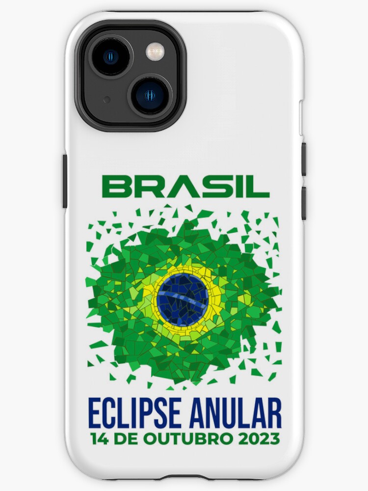 Thumbnail 1 of 4, iPhone Case, Brazil Annular Eclipse 2023 designed and sold by Eclipse2024.
