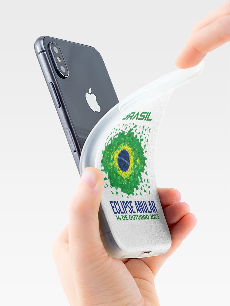 Thumbnail 4 of 5, iPhone Case, Brazil Annular Eclipse 2023 designed and sold by Eclipse2024.