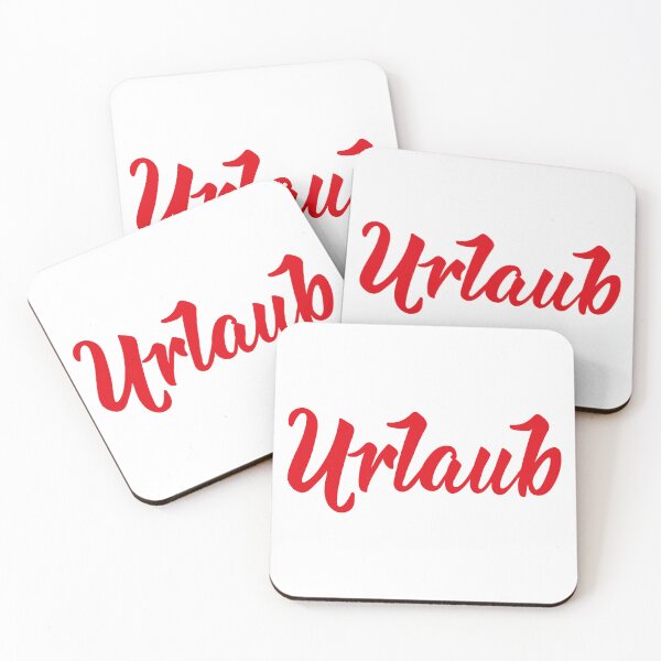 Item preview, Urlaub. German text: Vacation. designed and sold by pidzam4e.