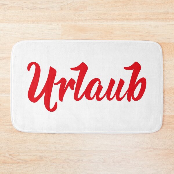 Item preview, Urlaub. German text: Vacation. designed and sold by pidzam4e.