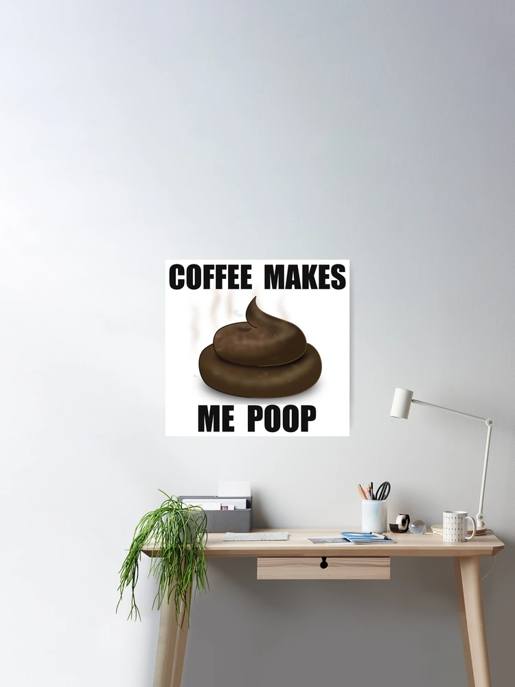 Coffee Makes me Poop Wipes Funny Gag Gifts by GearsOut - Stocking Stuffers  for Men - When the Funny Coffee Mugs Empty Time to Poo