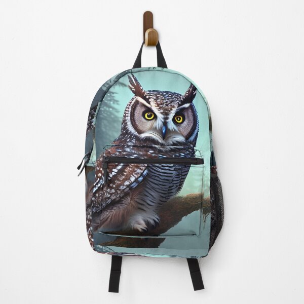 Item preview, Owl in the Forest - AI Art designed and sold by Lola Mystique Boutique.