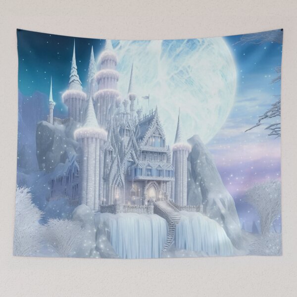 Item preview, Full Moon Ice Palace designed and sold by fairytailsaiart.