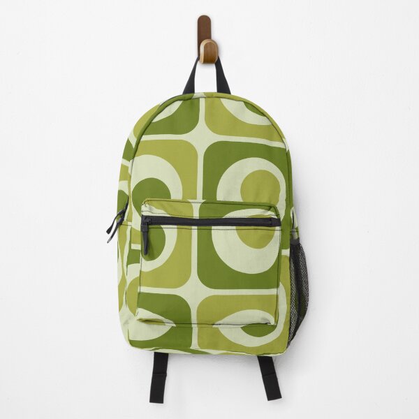 Item preview, 70s Retro Vintage Style Geometric Pattern Green designed and sold by tonymagnerart.