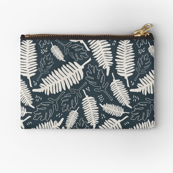 Ferns + Foliage Dusk Zipper Pouch