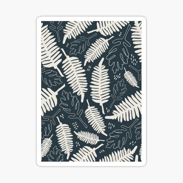 Item preview, Ferns + Foliage Dusk designed and sold by Gwen Santamaria.