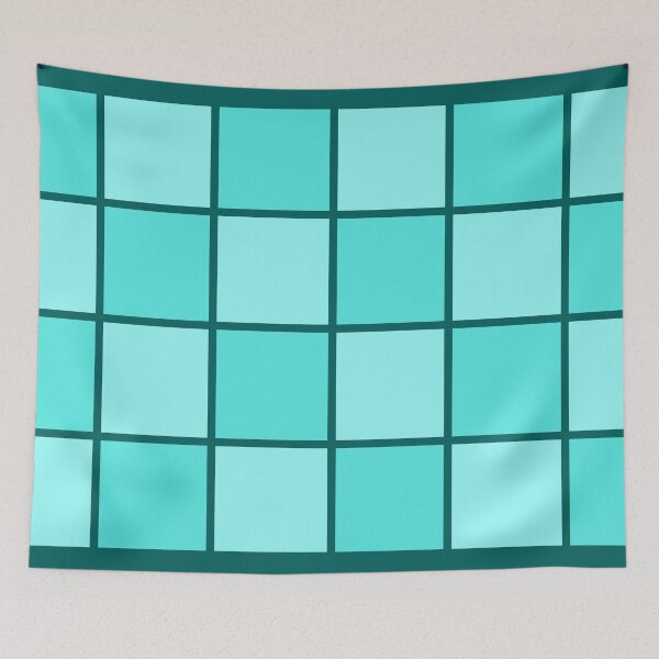 Artikelvorschau, Aqua Window Art – Aqua Decorator Töne – für Heimdekoration und persönlichen Stil entworfen und verkauft von SkyArt2022.