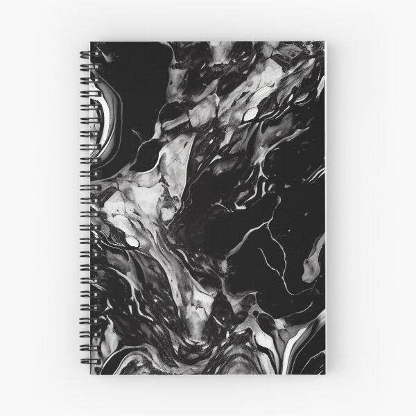 Item preview, Black and White Elegant Marble Pattern designed and sold by MythicPrompts.