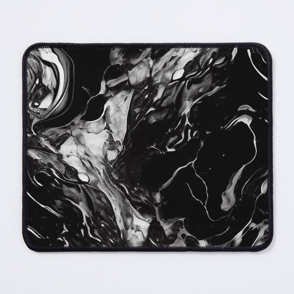 Item preview, Black and White Elegant Marble Pattern designed and sold by MythicPrompts.