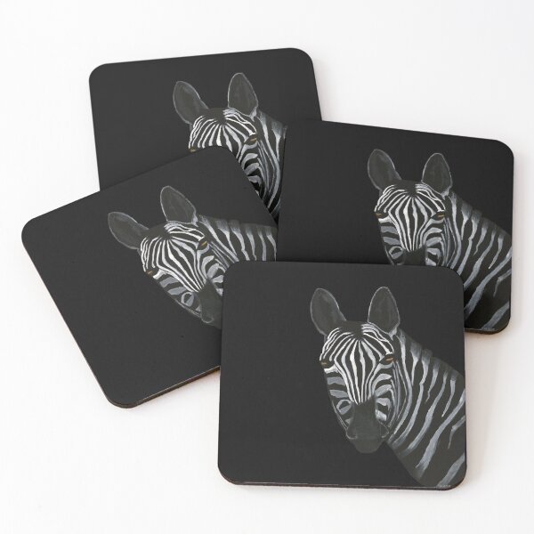 Item preview, Zebra with Amber Eyes | Watercolor Art by Sulazen designed and sold by SULAZEN.