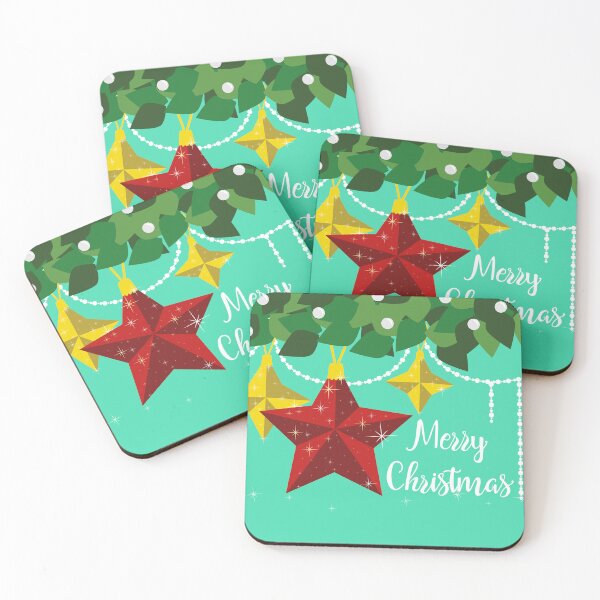 Item preview, Christmas Red and Gold Star Backdrops designed and sold by yessebel.