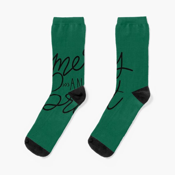 Merry and Bright Sublimation Socks