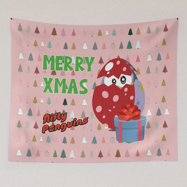 Item preview, Merry Xmas by Nifty Penguins   designed and sold by NiftyPenguins.