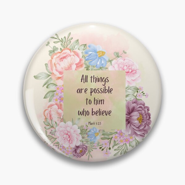 Item preview, New Testament - all things are possible to him who believes - Mark 9:23 designed and sold by THEARESTON.