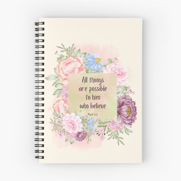 Item preview, New Testament - all things are possible to him who believes - Mark 9:23 designed and sold by THEARESTON.