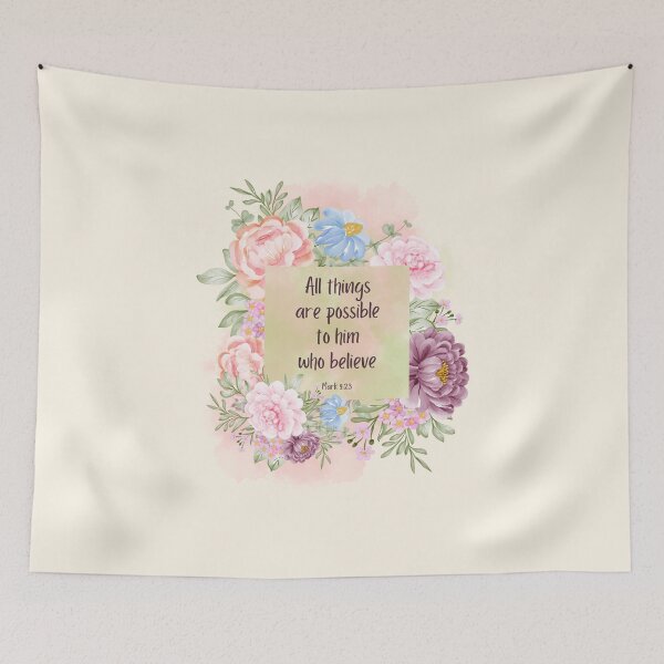 Item preview, New Testament - all things are possible to him who believes - Mark 9:23 designed and sold by THEARESTON.