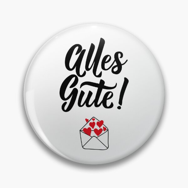 Item preview, Alles Gute! German text: All the best.  designed and sold by pidzam4e.