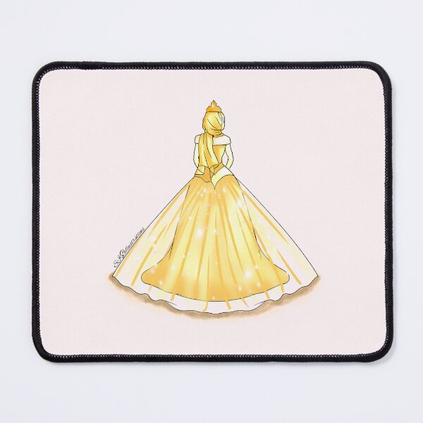 Item preview, HIJABI IN GLITTERY GOWN (YELLOW); STRONG BEAUTIFUL HIJABI QUEEN; HIJABI GIFT; MUSLIM WOMAN GIFT; HIJABI FASHION ILLUSTRATION designed and sold by SKBillustrations.