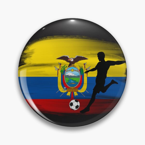 Item preview, Jugador de fútbol con bandera de Ecuador designed and sold by Zakrytos ★★★★★.