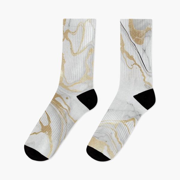 Item preview, White and Gold Elegant Marble Pattern designed and sold by MythicPrompts.
