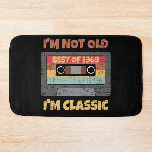 Item preview, I'M NOT OLD I'M CLASSIC BEST OF 1969 RETRO VINTAGE FUNNY DISTRESSED CASSETTE BIRTHDAY GIFT designed and sold by Kipcio.