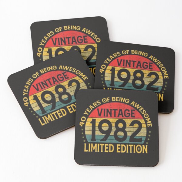 Item preview, 40th Birthday Shirts & Limited Editions, 40th Birthday Celebrations, Vintage 1982, 40th Birthday Gift designed and sold by Sophistical.