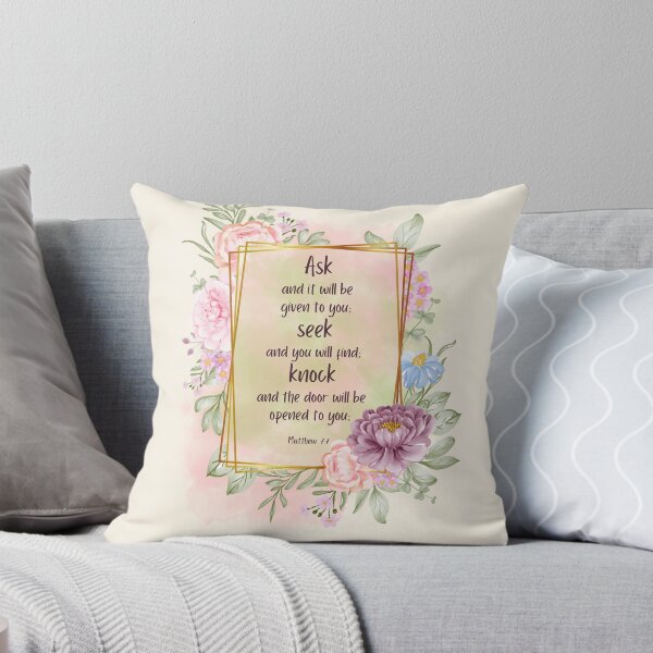 Item preview, New Testament - Ask and it will be given to you seek and you will find knock and the door will be opened to you - Matthew 7:7 designed and sold by THEARESTON.