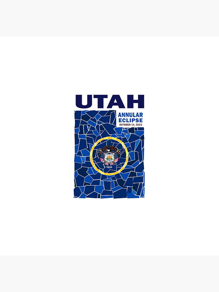Thumbnail 3 of 3, Pin, Utah Annular Eclipse 2023 designed and sold by Eclipse2024.