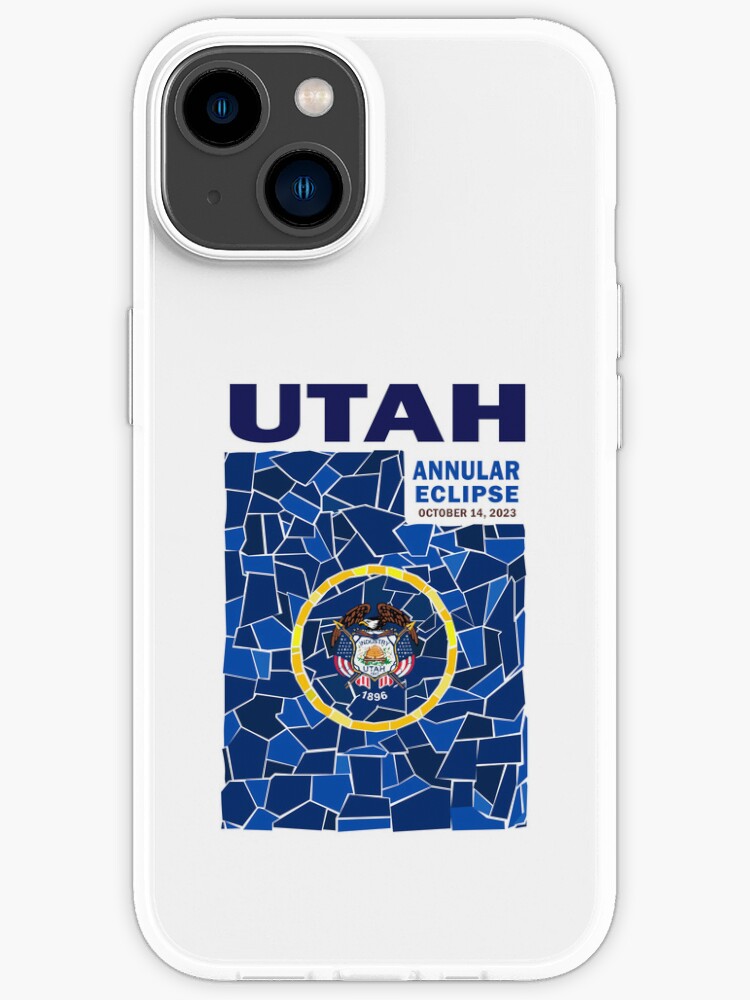 Thumbnail 1 of 5, iPhone Case, Utah Annular Eclipse 2023 designed and sold by Eclipse2024.