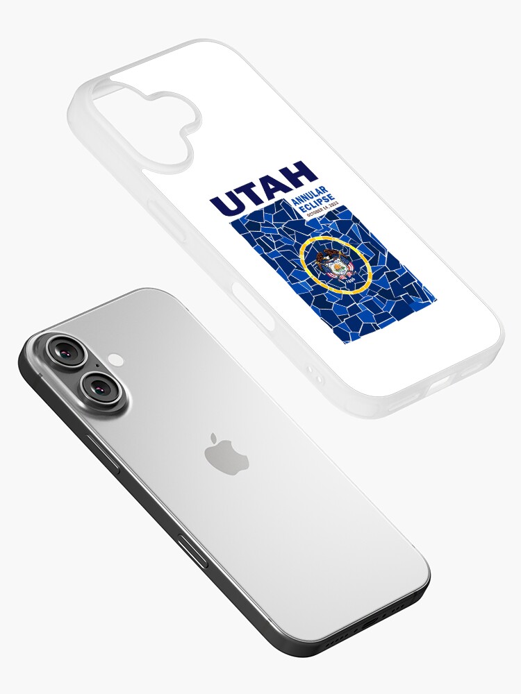 Thumbnail 2 of 5, iPhone Case, Utah Annular Eclipse 2023 designed and sold by Eclipse2024.