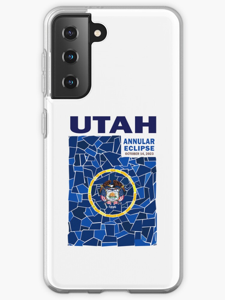 Thumbnail 1 of 4, Samsung Galaxy Phone Case, Utah Annular Eclipse 2023 designed and sold by Eclipse2024.